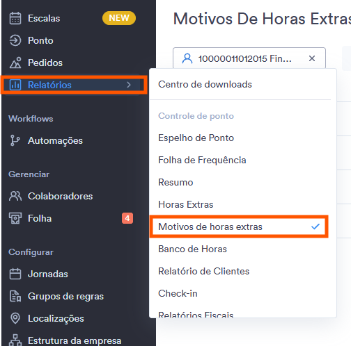 Anexo do usuário